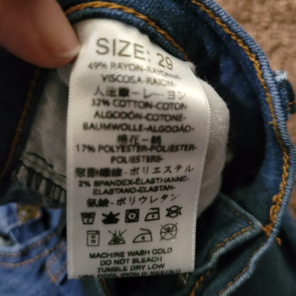 Free People Hi-Rise Skinny Jeans, Sz 29 - Picture 5 of 5